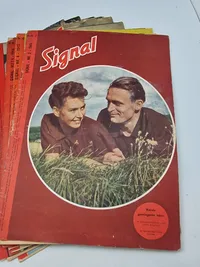 Samling originale signalblade - ww2