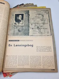 Samling originale signalblade - ww2