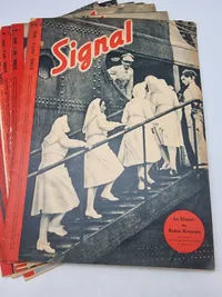 Samling originale signalblade - ww2