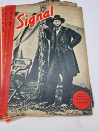 Samling originale signalblade - ww2