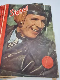 Samling originale signalblade - ww2