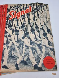 Samling originale signalblade - ww2