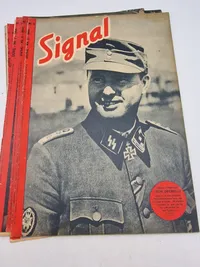 Samling originale signalblade - ww2