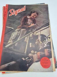Samling originale signalblade - ww2