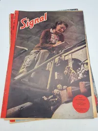 Samling originale signalblade - ww2