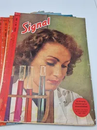Samling originale signalblade - ww2
