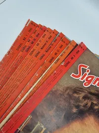 Samling originale signalblade - ww2