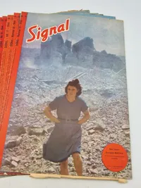 Samling originale signalblade - ww2