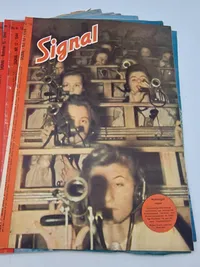 Samling originale signalblade - ww2
