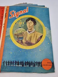 Samling originale signalblade - ww2