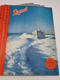 Samling originale signalblade - ww2