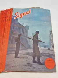 Samling originale signalblade - ww2