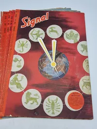 Samling originale signalblade - ww2
