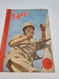 Samling originale signalblade - ww2
