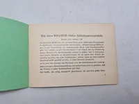Instruktions manual for Mauser model HSC