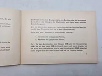Instruktions manual for Mauser model HSC