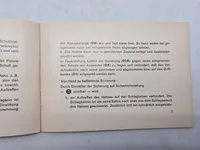 Instruktions manual for Mauser model HSC