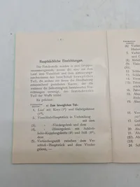 Instruktions manual for Luger marine model 1904 - genoptryk