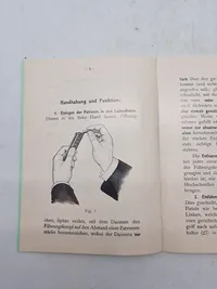 Instruktions manual for Luger marine model 1904 - genoptryk