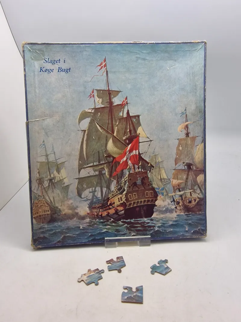 Original og komplet puslespil - slaget ved Køge bugt