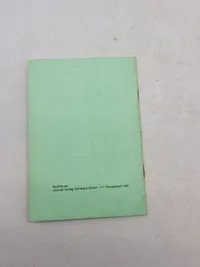 Tysk instruktions manual for MP40 maskinpistol -genoptryk