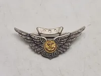 Original amerikansk aircrew wing fra ww2 af sterlingsølv