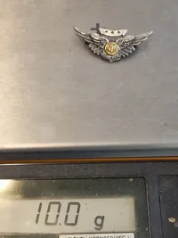 Original amerikansk aircrew wing fra ww2 af sterlingsølv