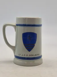Militær Søholm krus - LT J.C.S . Solberg