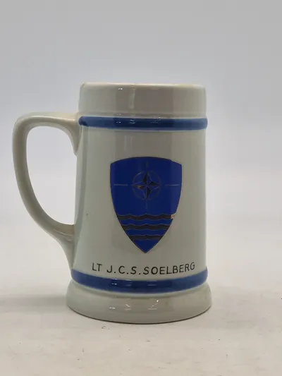 Militær Søholm krus - LT J.C.S . Solberg