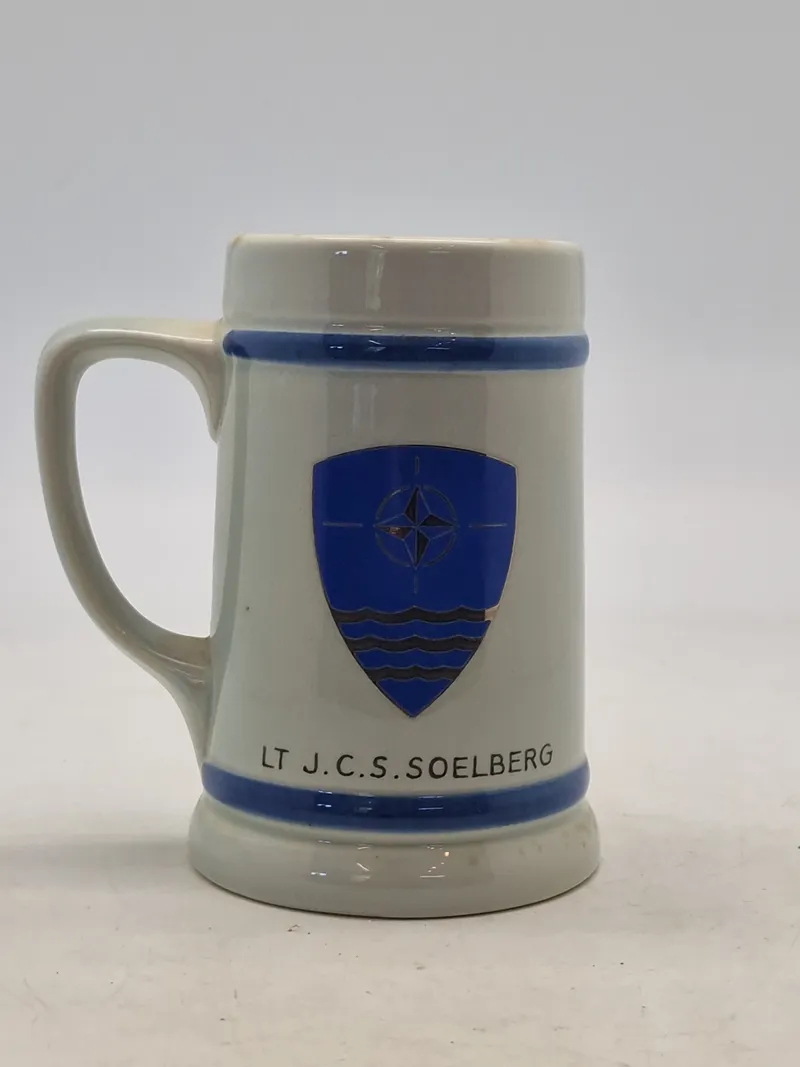 Militær Søholm krus - LT J.C.S . Solberg