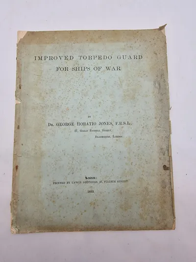 Improved torpedo guard for ships of war