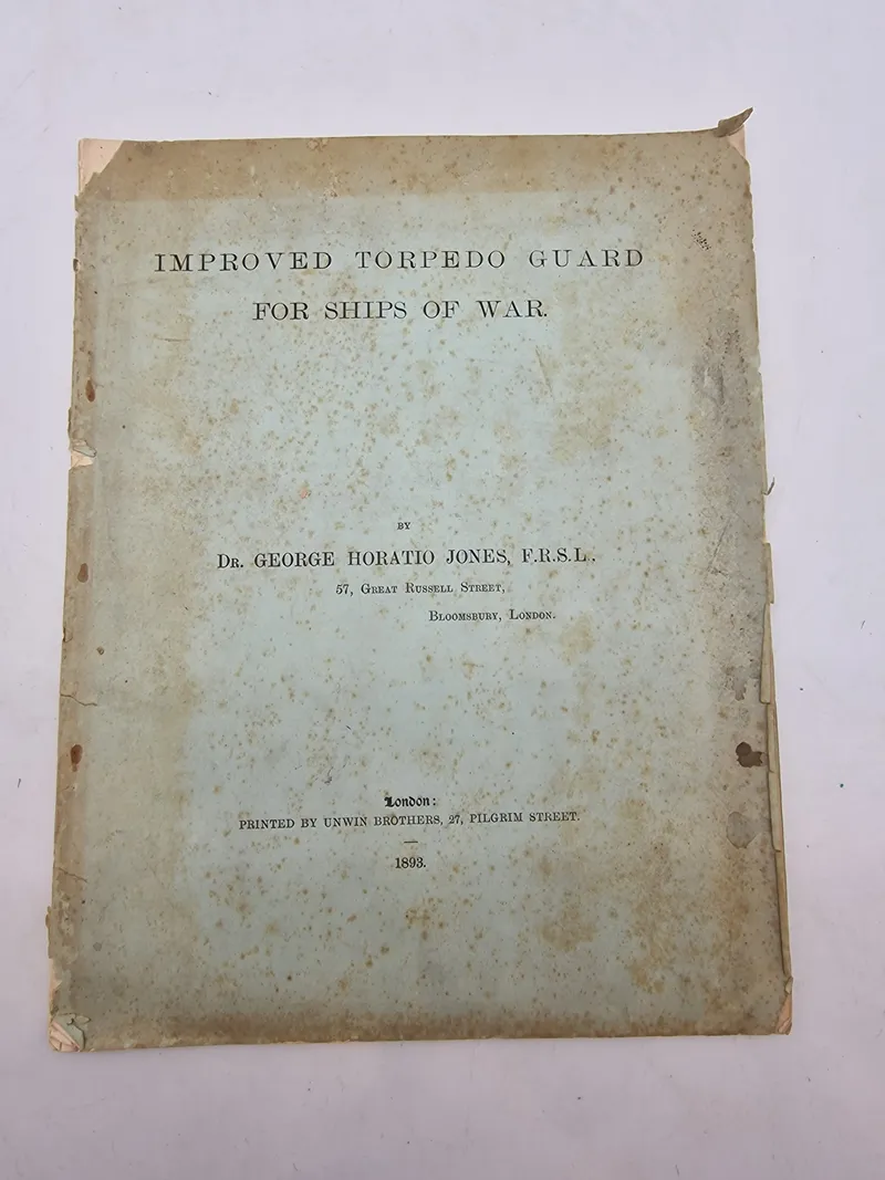 Improved torpedo guard for ships of war