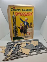 Originalt byggesæt forstillende Odins tårn (Blev sprængt af Peter gruppen i 1944)