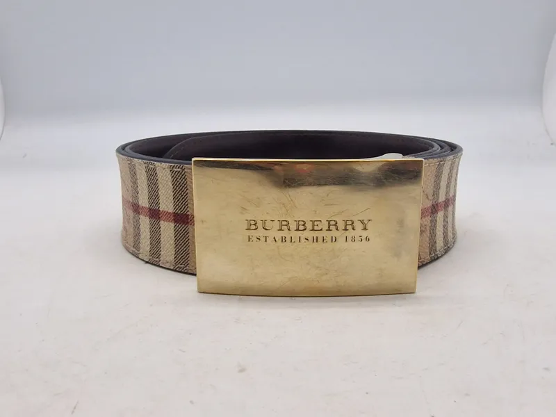 Originalt Burberry Established 1856 bælte str. 110