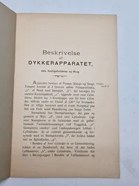 Beskrivelse af dykkerapparatet 1912