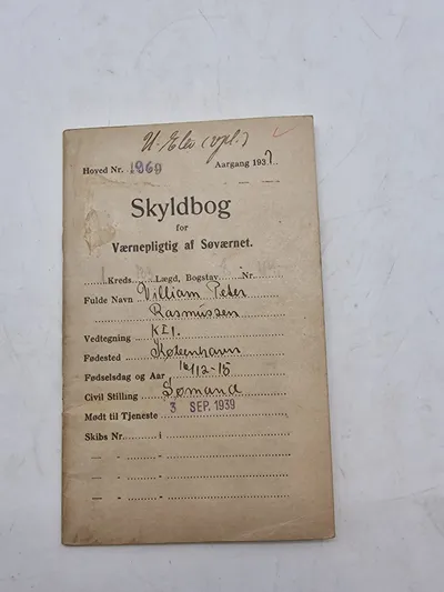 Skyldbog Dansk ubåd