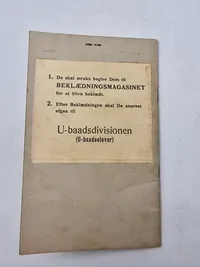 Skyldbog Dansk ubåd