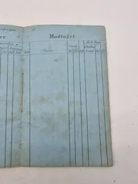 Sjældent originalt Lot med soldaterbog på 1864 soldat