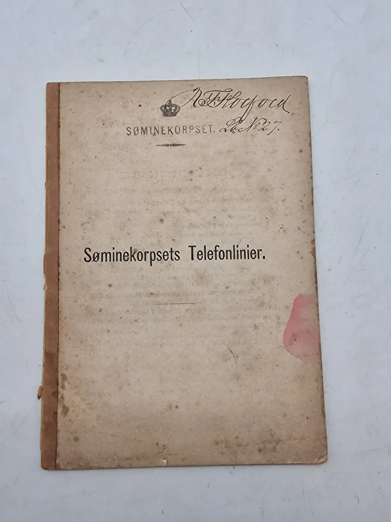 Søminekorpsets telefonlinier