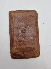 Original National pung med foto og seddel