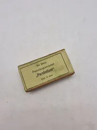 Original æske til 9 mm parabellum patroner - ww2