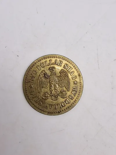Original tobaks reklame mønt fra Dollar Shag