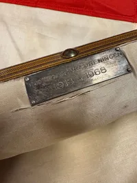 Original Dansk militær silkefane