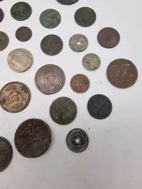 Samling Danske mønter flere af sølv
