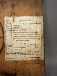 Originalt kanonsigte i kasse