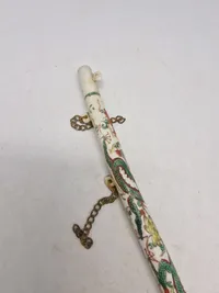 Original antik kinesisk Porcelæns opiums vægt
