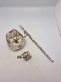 Original antik kinesisk Porcelæns opiums vægt