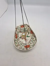 Original antik kinesisk Porcelæns opiums vægt