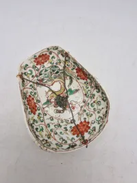 Original antik kinesisk Porcelæns opiums vægt