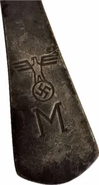 Original Krigsmarine spise ske fra vraget af S103